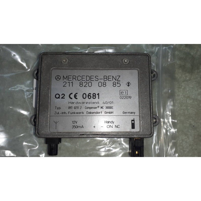 Recambio de modulo electronico para mercedes-benz clase e (w211) berlina e 270 cdi (211.016) referencia OEM IAM 2118200885 Q2 