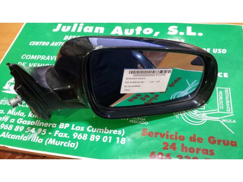 Recambio de retrovisor derecho para audi a4 berlina (b5) referencia OEM IAM 4A2858532  ELECTRICO