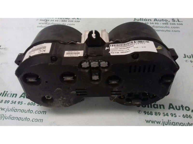 Recambio de cuadro instrumentos para daewoo kalos 1.2 se referencia OEM IAM 96540611 KC3C210069 3C07R00