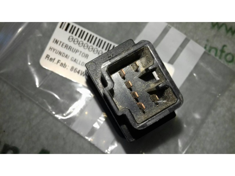 Recambio de interruptor para hyundai galloper 2.5 d. referencia OEM IAM 864W0119 4+2 PINES LUNA TERMICA