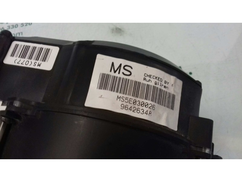 Recambio de cuadro instrumentos para chevrolet kalos 1.4 se referencia OEM IAM 96426348 MS5E030026 MS077