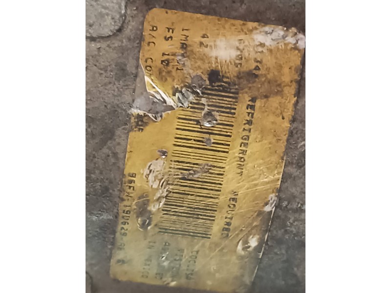 Recambio de compresor aire acondicionado para ford ka (ccq) básico referencia OEM IAM 96FW19D629AE  