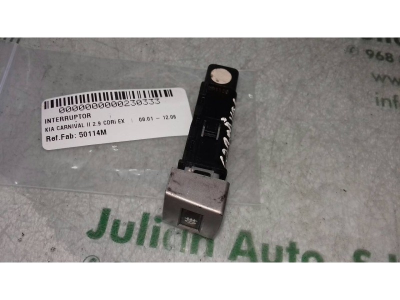 Recambio de interruptor para kia carnival ii 2.9 cdri ex referencia OEM IAM 50114M 4+2 PINES ANTINIEBLAS