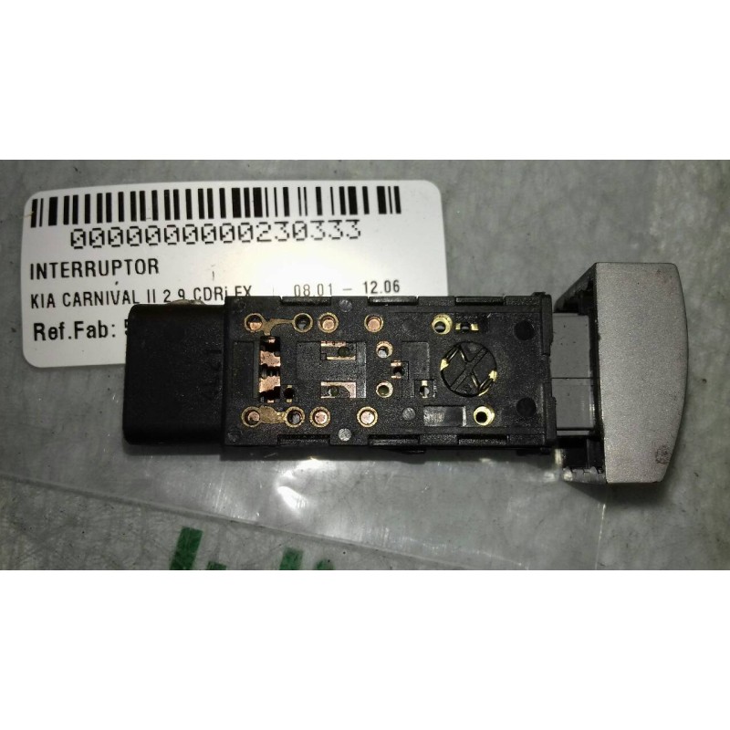 Recambio de interruptor para kia carnival ii 2.9 cdri ex referencia OEM IAM 50114M 4+2 PINES ANTINIEBLAS