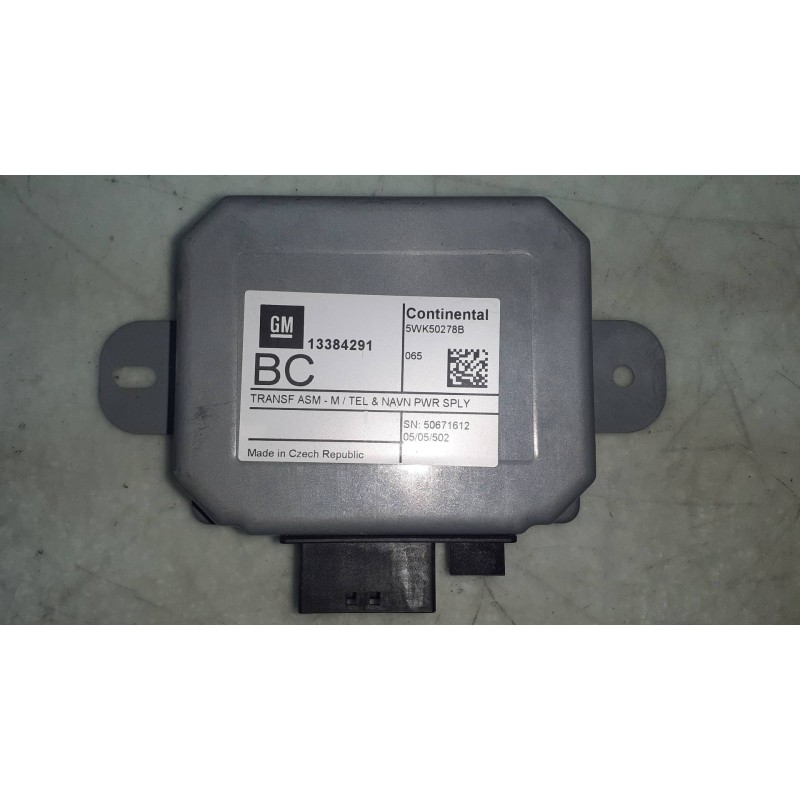 Recambio de modulo electronico para opel corsa e edition ecoflex referencia OEM IAM 13384291 5WK50278B CONTINENTAL