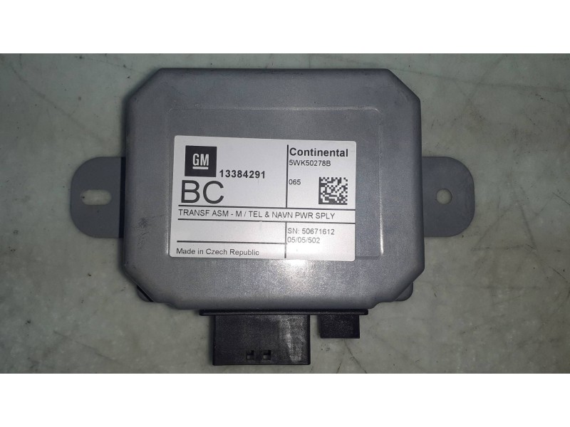 Recambio de modulo electronico para opel corsa e edition ecoflex referencia OEM IAM 13384291 5WK50278B CONTINENTAL