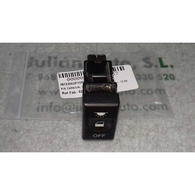 Recambio de interruptor para kia carnival ii 2.9 cdri ex referencia OEM IAM 621W04950 0K53A-66450A ELEVALUNAS