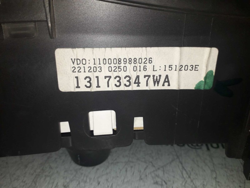 Recambio de cuadro instrumentos para opel corsa c enjoy referencia OEM IAM 13173347WA 110008988026 VDO