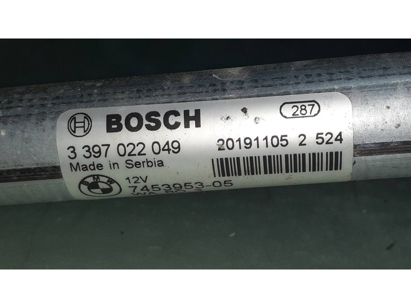 Recambio de motor limpia delantero para bmw serie 1 lim. (f40) 118i referencia OEM IAM 0390243617 2019101834 BOSCH
