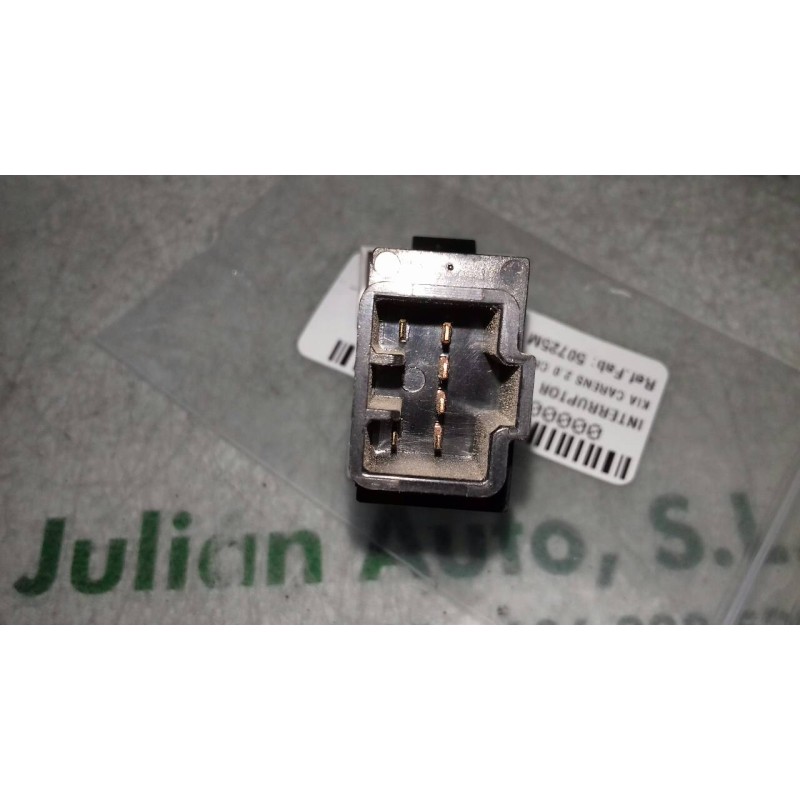 Recambio de interruptor para kia carens 2.0 crdi ex monovolumen referencia OEM IAM 50725M 4+2 PINES LIMPIA TRASERO