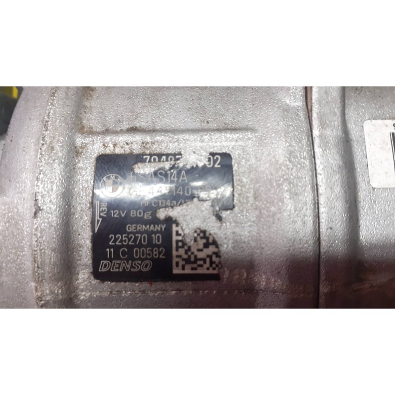Recambio de compresor aire acondicionado para bmw serie 1 lim. (f40) 118i referencia OEM IAM 22527010 6SAS14A DENSO