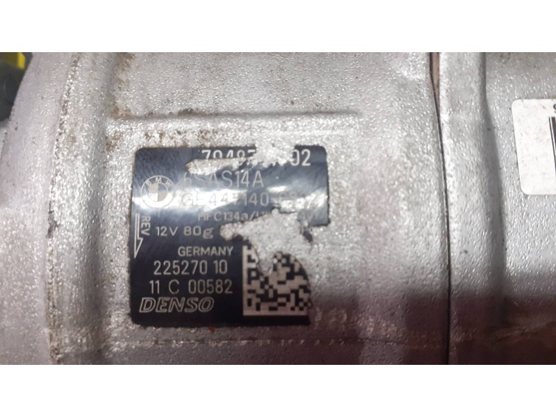 Recambio de compresor aire acondicionado para bmw serie 1 lim. (f40) 118i referencia OEM IAM 22527010 6SAS14A DENSO