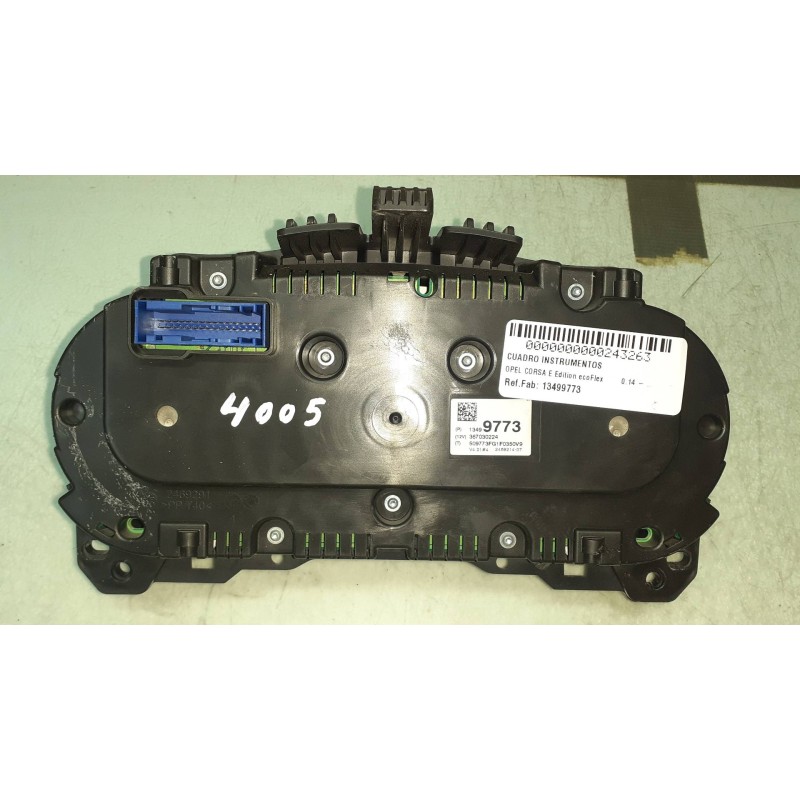 Recambio de cuadro instrumentos para opel corsa e edition ecoflex referencia OEM IAM 13499773 2469482 367030224