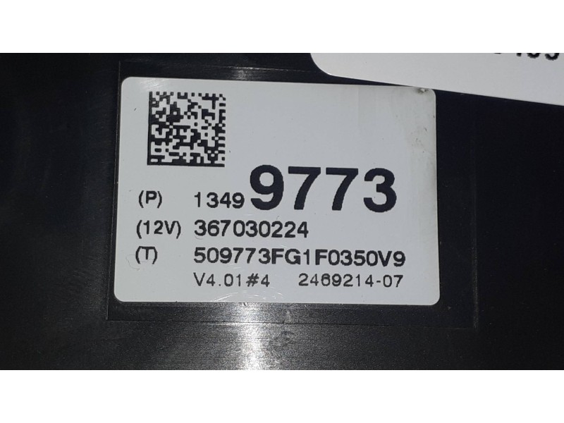 Recambio de cuadro instrumentos para opel corsa e edition ecoflex referencia OEM IAM 13499773 2469482 367030224