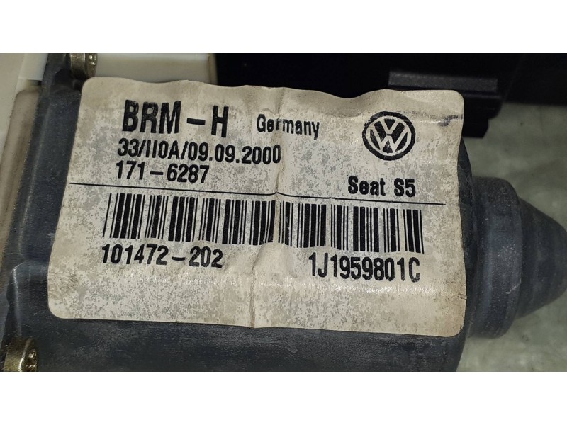 Recambio de motor elevalunas delantero izquierdo para seat leon (1m1) signo referencia OEM IAM 1J0959801C 101472202 1716287