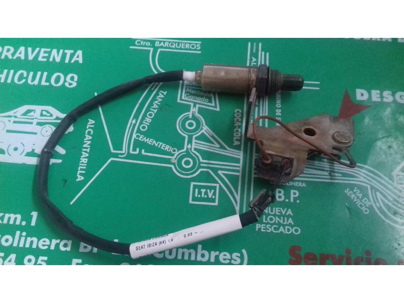 Recambio de sonda lambda para seat ibiza (6k) 1.6 referencia OEM IAM 0258986501  