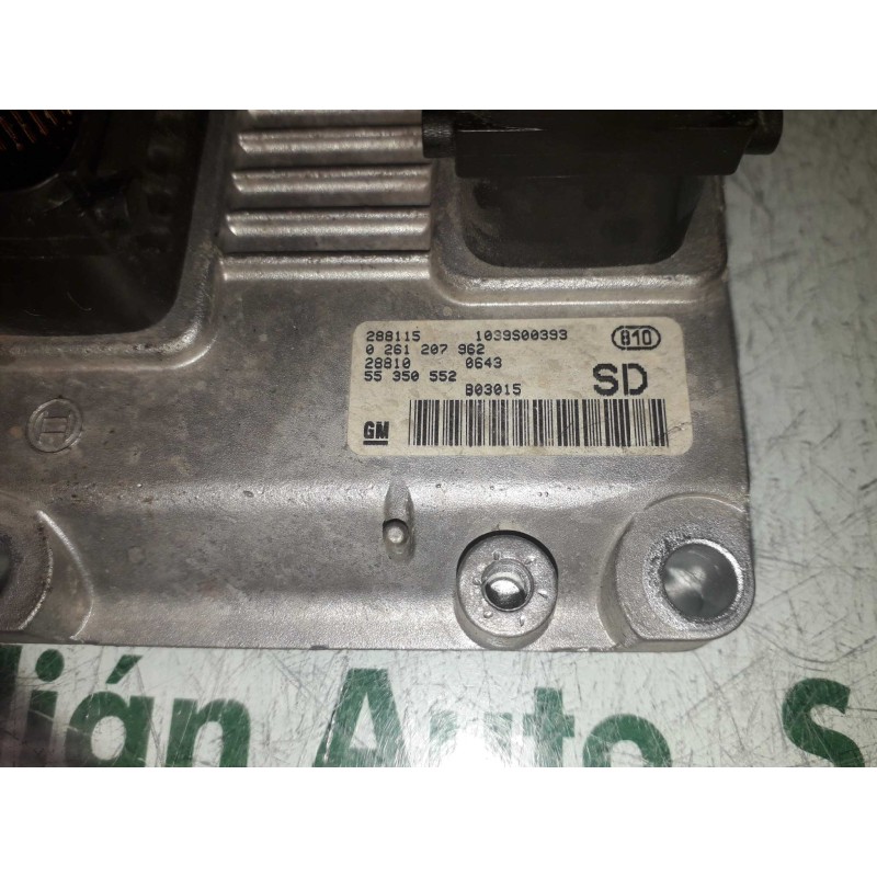 Recambio de centralita motor uce para opel corsa c club referencia OEM IAM 0261207962 1039S00393 55350552
