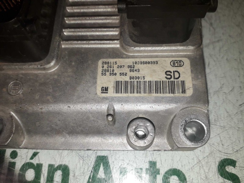Recambio de centralita motor uce para opel corsa c club referencia OEM IAM 0261207962 1039S00393 55350552