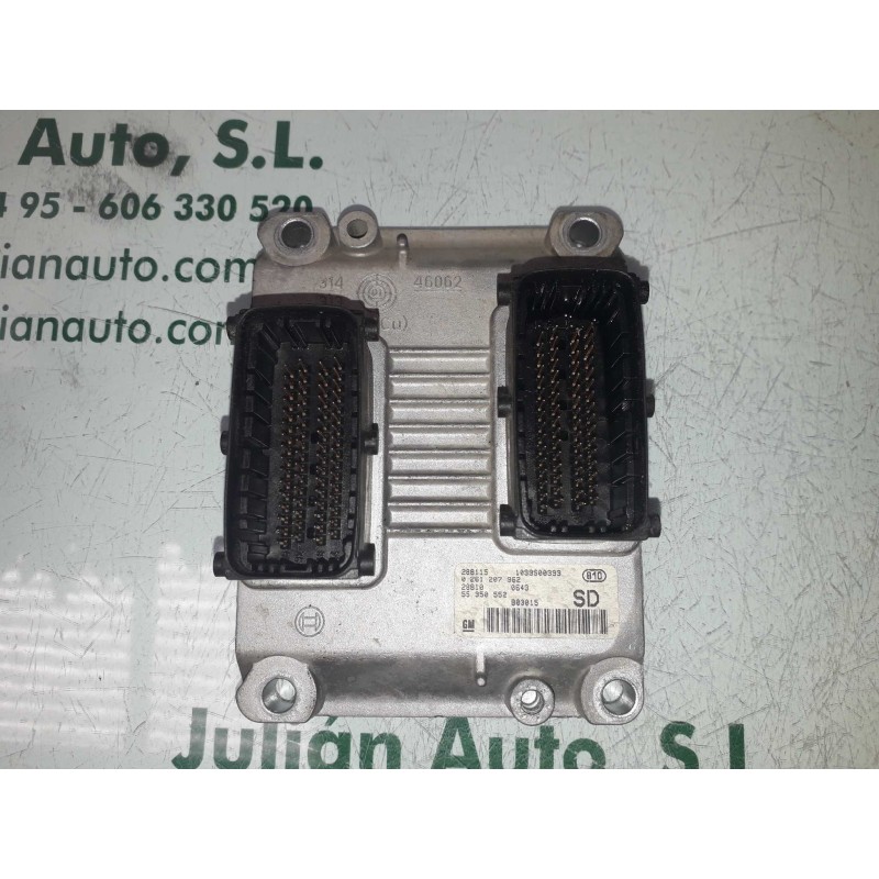 Recambio de centralita motor uce para opel corsa c club referencia OEM IAM 0261207962 1039S00393 55350552