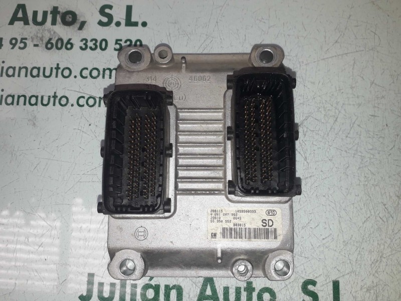 Recambio de centralita motor uce para opel corsa c club referencia OEM IAM 0261207962 1039S00393 55350552