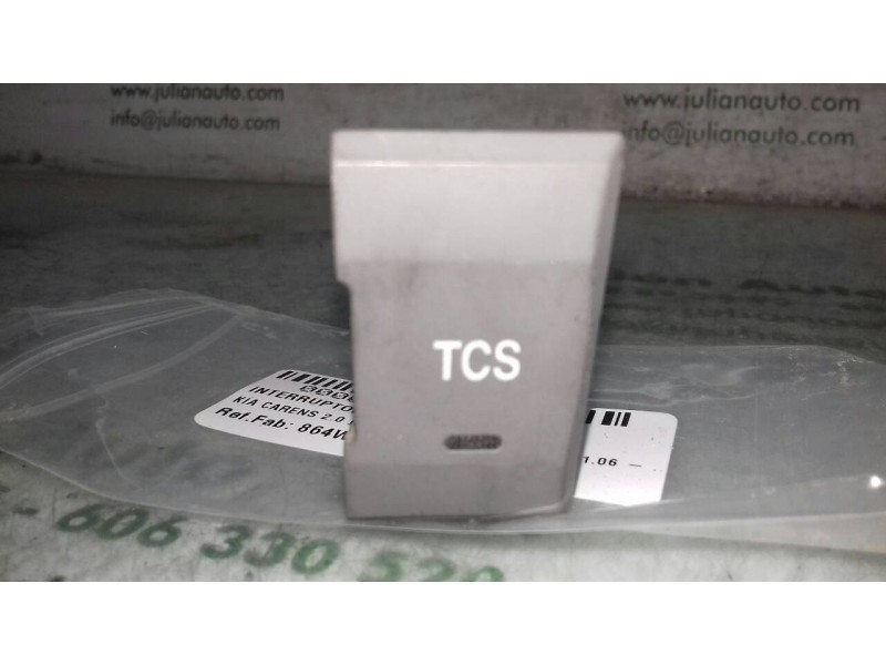 Recambio de interruptor para kia carens 2.0 crdi ex monovolumen referencia OEM IAM 864W03190 4+2 PINES TCS