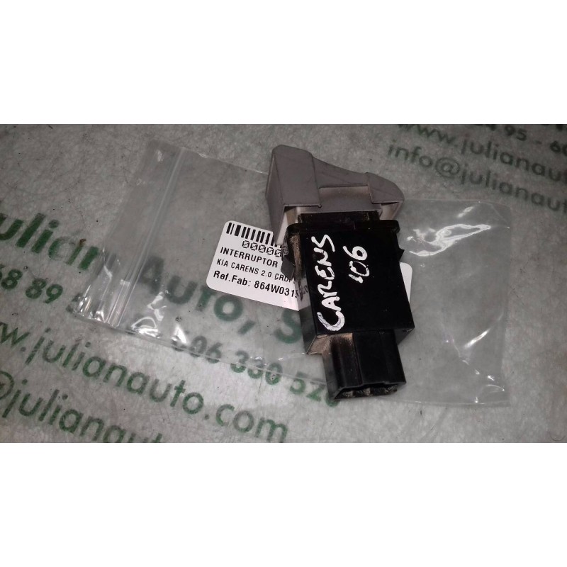 Recambio de interruptor para kia carens 2.0 crdi ex monovolumen referencia OEM IAM 864W03190 4+2 PINES TCS