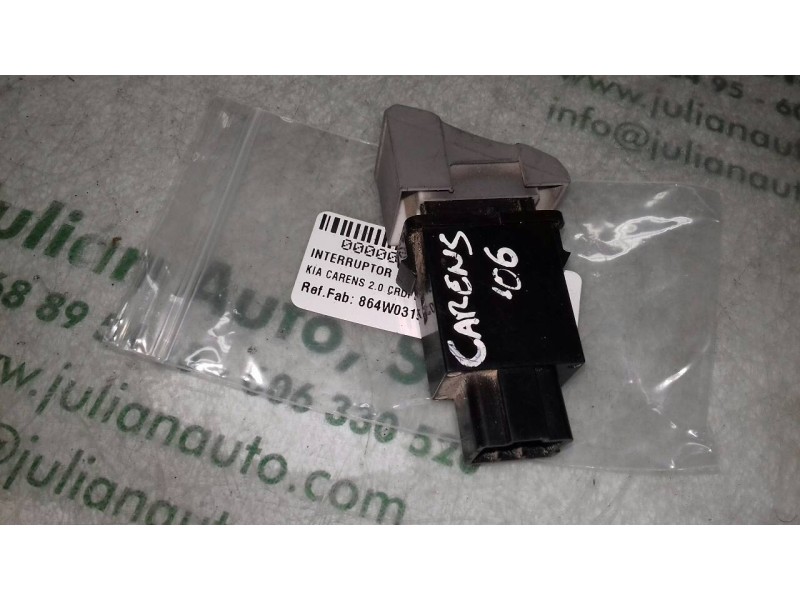 Recambio de interruptor para kia carens 2.0 crdi ex monovolumen referencia OEM IAM 864W03190 4+2 PINES TCS
