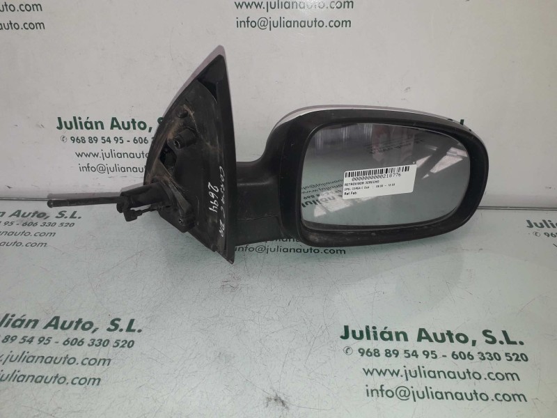 Recambio de retrovisor derecho para opel corsa c club referencia OEM IAM   MANUAL