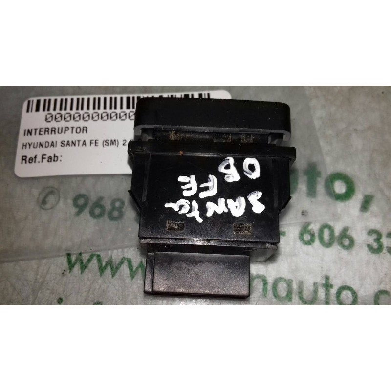Recambio de interruptor para hyundai santa fe (sm) 2.0 gls crdi 4x4 referencia OEM IAM  6 PINES ASIENTOS CALEFACTABLES
