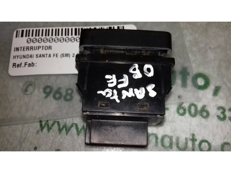 Recambio de interruptor para hyundai santa fe (sm) 2.0 gls crdi 4x4 referencia OEM IAM  6 PINES ASIENTOS CALEFACTABLES