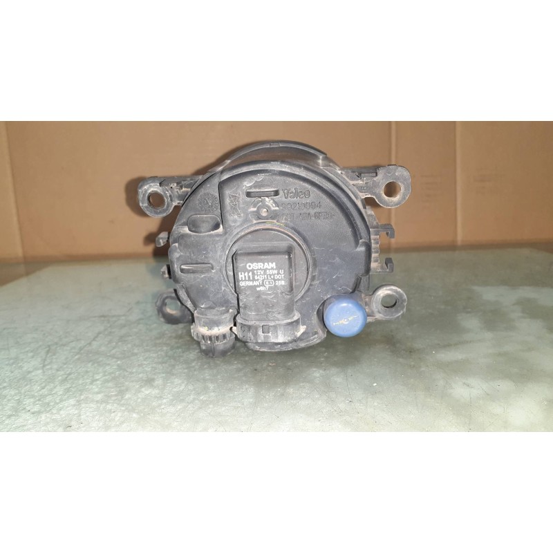 Recambio de faro antiniebla izquierdo para renault megane ii berlina 5p authentique referencia OEM IAM 99210094 VALEO CONECTOR 2