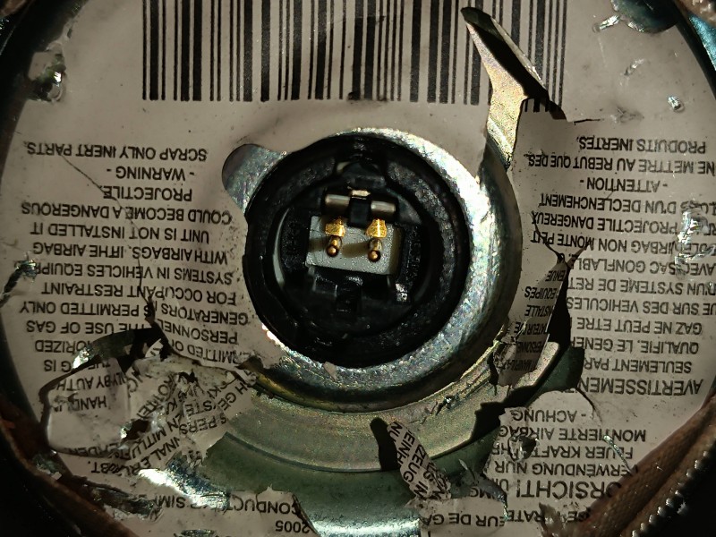 Recambio de airbag delantero izquierdo para citroen berlingo 1.9 d sx familiar referencia OEM IAM 96454032XT  