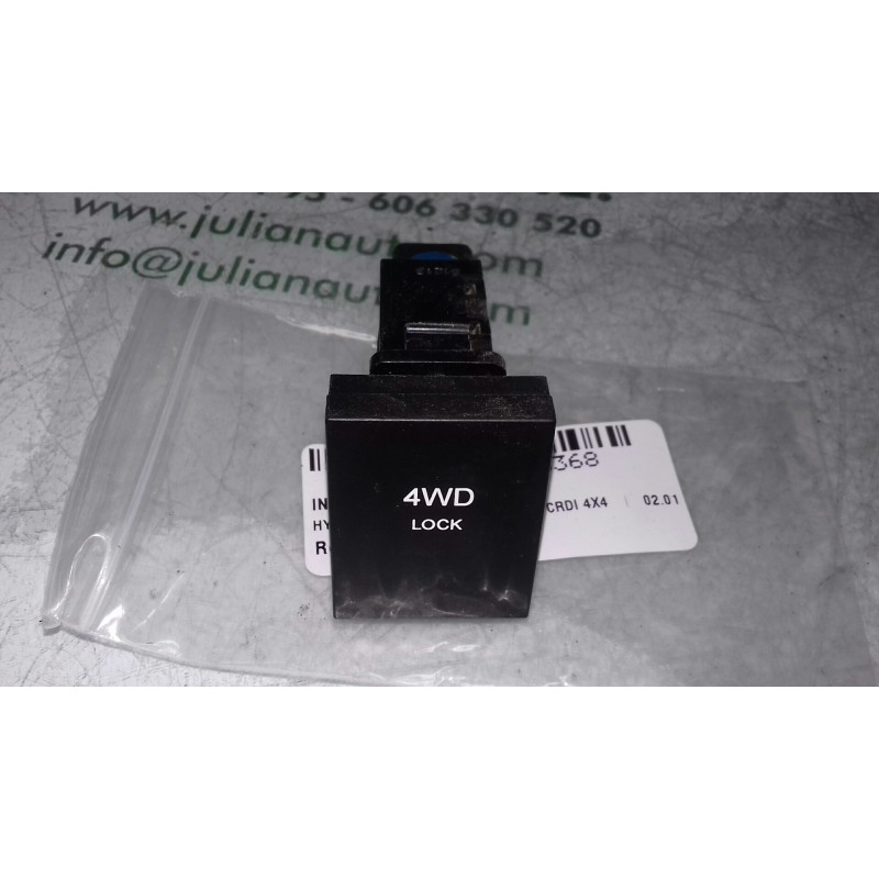 Recambio de interruptor para hyundai santa fe (sm) 2.0 gls crdi 4x4 referencia OEM IAM 025917774970 4+2 PINES 4WD / LOCK