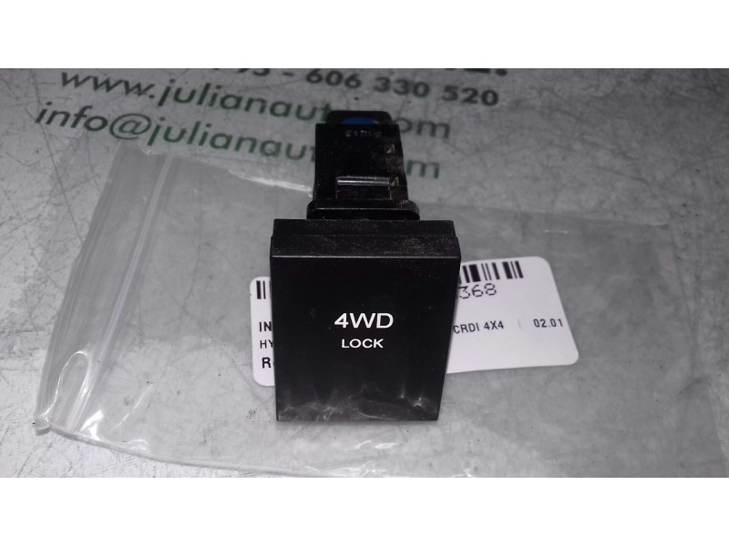 Recambio de interruptor para hyundai santa fe (sm) 2.0 gls crdi 4x4 referencia OEM IAM 025917774970 4+2 PINES 4WD / LOCK