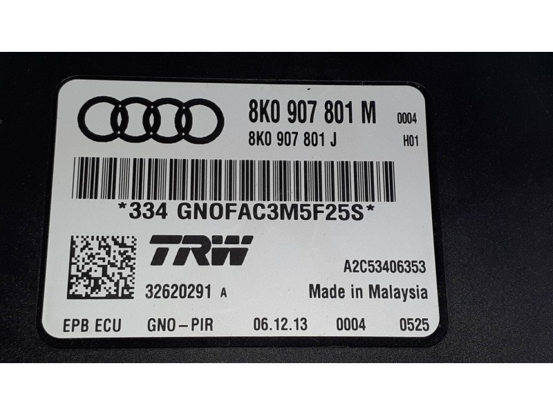 Recambio de modulo electronico para audi a4 ber. (b8) basis referencia OEM IAM 8K0907801M 8K0907801J TRW