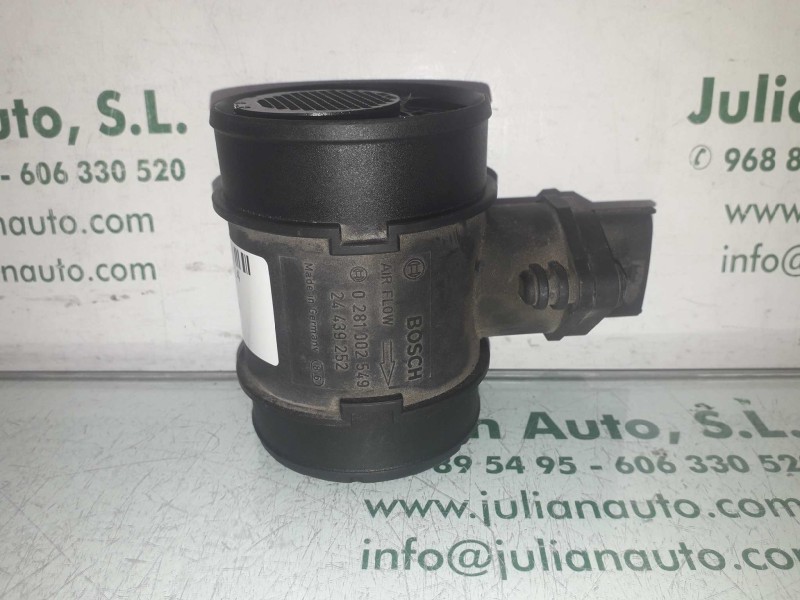 Recambio de caudalimetro para opel corsa c enjoy referencia OEM IAM 0281002549 24439252 BOSCH