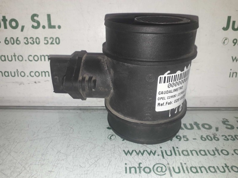 Recambio de caudalimetro para opel combo (corsa c) familiar referencia OEM IAM 0281002549 24439252 BOSCH