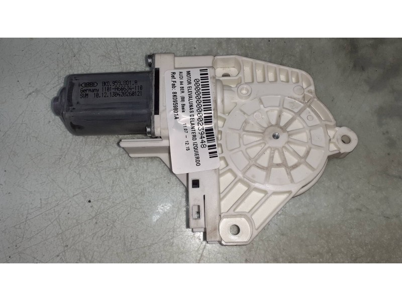 Recambio de motor elevalunas delantero izquierdo para audi a4 ber. (b8) basis referencia OEM IAM 8K0959801A 1101A66634110 053601