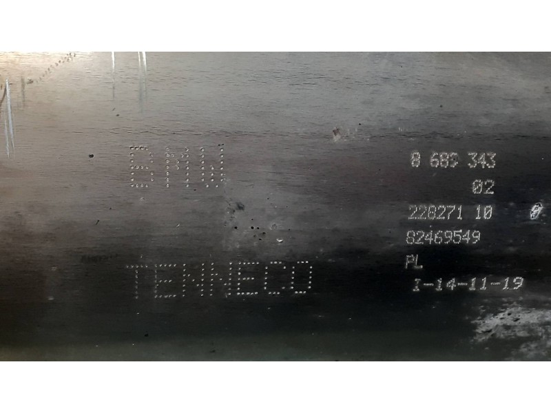 Recambio de filtro de particulas para bmw serie 1 lim. (f40) 118i referencia OEM IAM 8689343 62469549 TENNECO