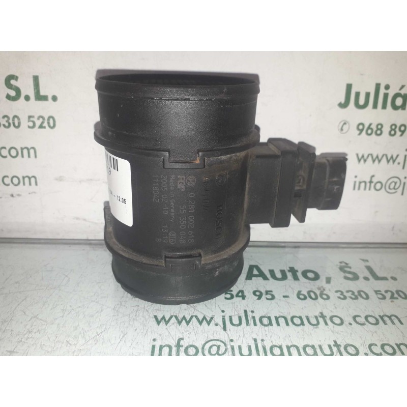 Recambio de caudalimetro para opel astra h berlina essentia referencia OEM IAM 0281002618 55350048 BOSCH