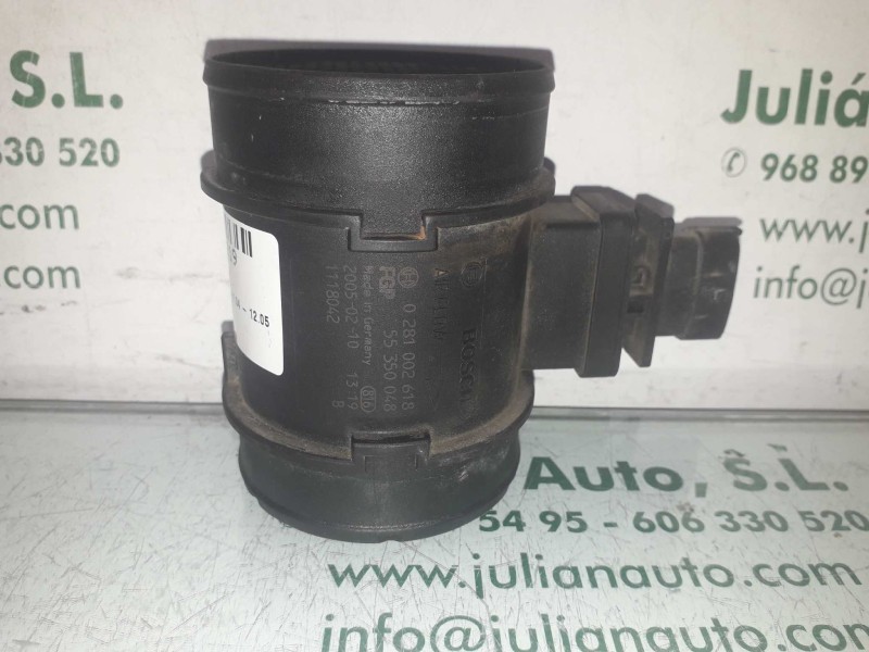 Recambio de caudalimetro para opel astra h berlina essentia referencia OEM IAM 0281002618 55350048 BOSCH