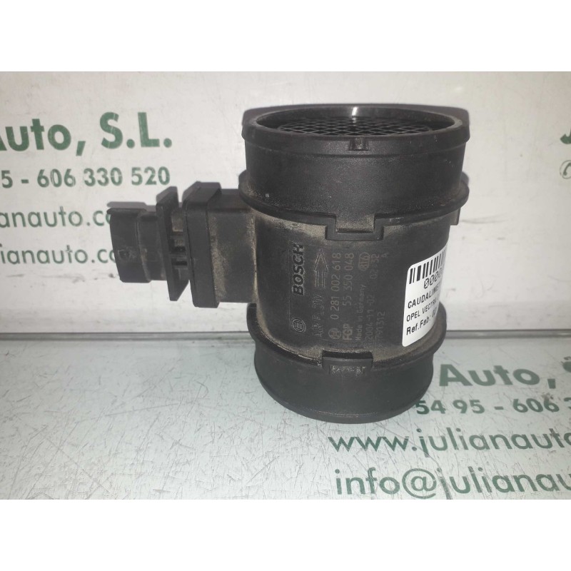 Recambio de caudalimetro para opel vectra c berlina essentia referencia OEM IAM 0281002618 55350048 BOSCH