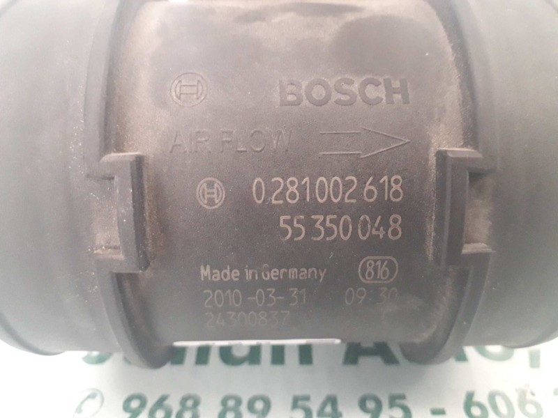 Recambio de caudalimetro para opel combo (corsa c) familiar referencia OEM IAM 0281002618 55350048 BOSCH