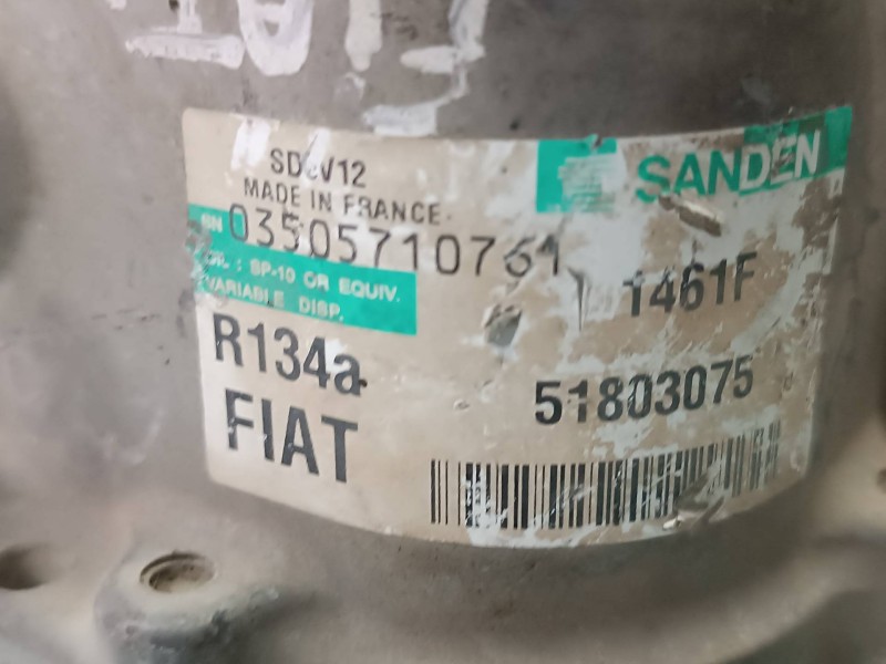 Recambio de compresor aire acondicionado para fiat grande punto (199) 1.3 multijet sport (01.2007) referencia OEM IAM 51803075 S
