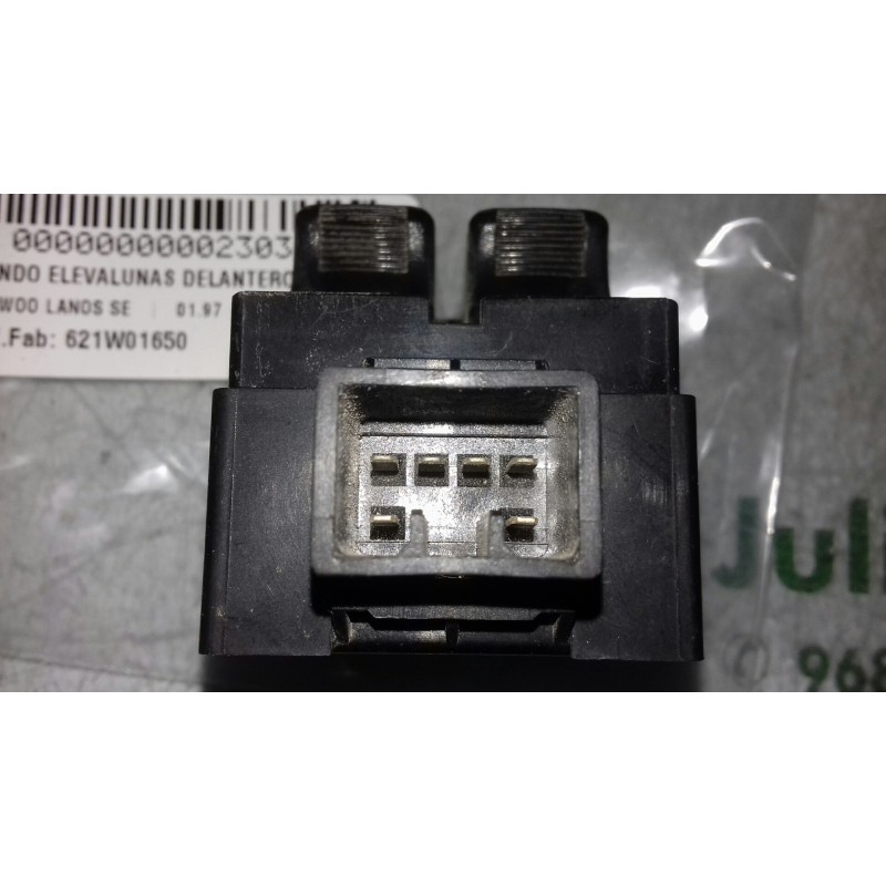 Recambio de mando elevalunas delantero izquierdo para daewoo lanos se referencia OEM IAM 621W01650 96230793 4+2 PINES