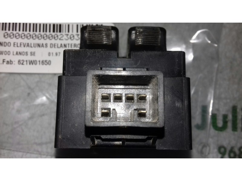 Recambio de mando elevalunas delantero izquierdo para daewoo lanos se referencia OEM IAM 621W01650 96230793 4+2 PINES