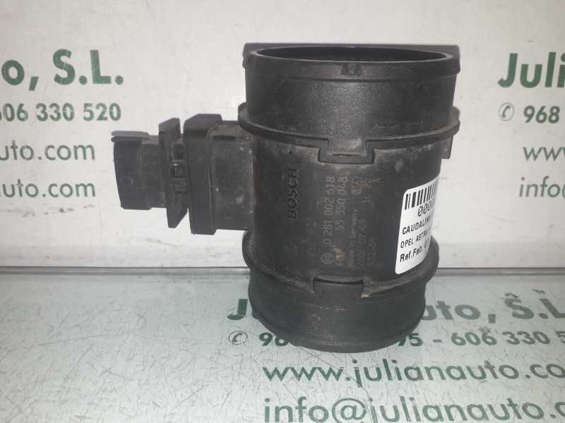 Recambio de caudalimetro para opel astra h berlina cosmo referencia OEM IAM 0281002618 55350048 BOSCH