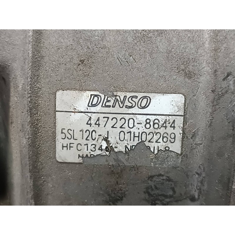 Recambio de compresor aire acondicionado para fiat stilo multi wagon (192) 1.9 jtd 120 torino referencia OEM IAM 4472208644 5SL1