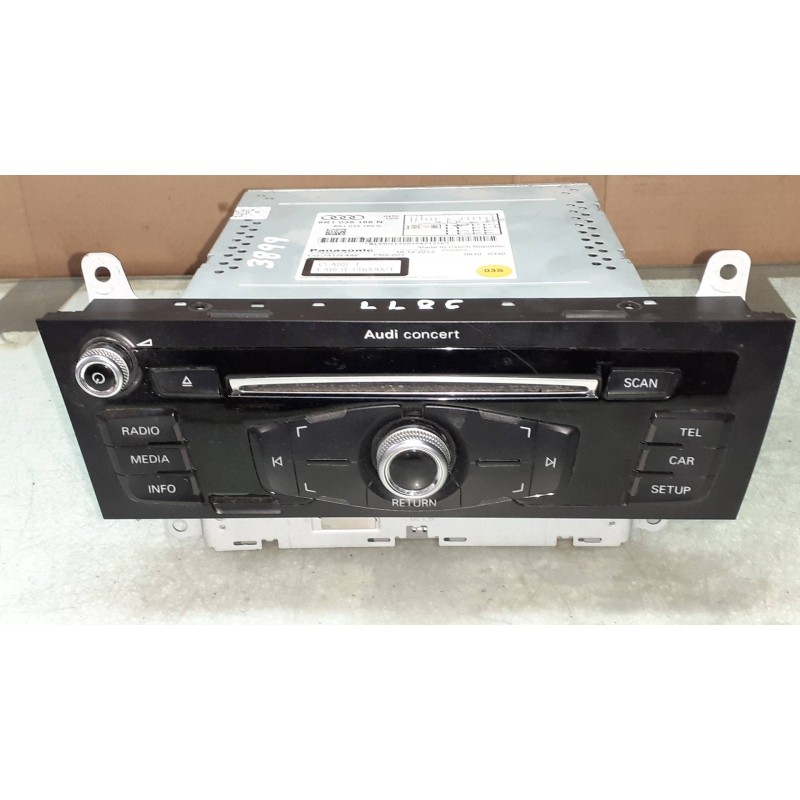 Recambio de sistema audio / radio cd para audi a4 ber. (b8) basis referencia OEM IAM 8R1035186N 8R1035186 PANASONIC