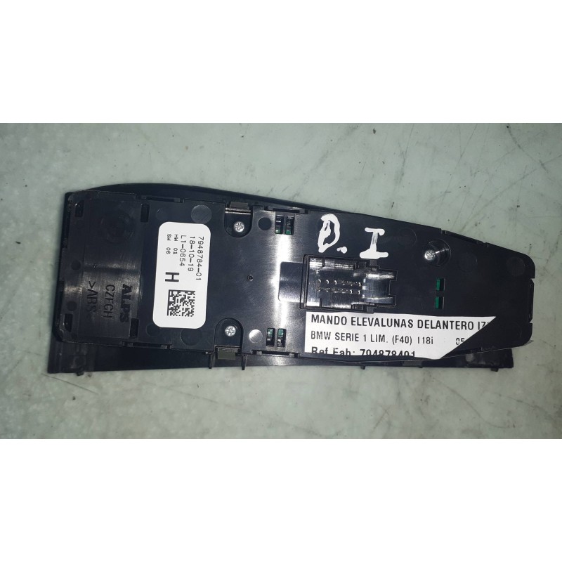 Recambio de mando elevalunas delantero izquierdo para bmw serie 1 lim. (f40) 118i referencia OEM IAM 794878401 10628510 ALPS